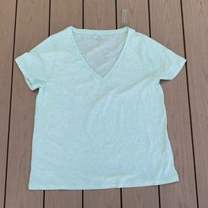 J Crew “vintage cotton” shirt XL heathery green women’s